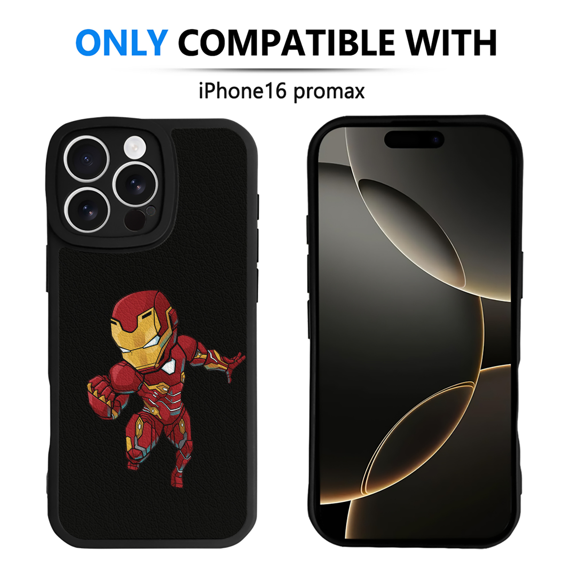 （画像用） アベンジャーズ The Avengers 【iPhone 16シリーズ対応】シリコンスマホケース（レザー調） 材質：シリコン